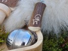 Teball/ sil med figur - Reinsdyr - Fjellbjørk - Rask levering med gravering thumbnail