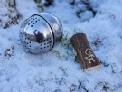 Teball/ sil med figur - Reinsdyr - Fjellbjørk - Rask levering med gravering thumbnail