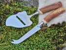 Ostekniv - Reinsdyr - Fjellbjørk - Rask levering med gravering thumbnail