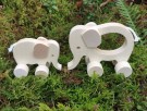 Treleker - KOS Serien - Liten Elefant med hjul - Gravering thumbnail