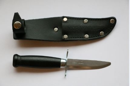 BARN Speiderkniv , Morakniv Scout 39 Safe Fashion - Svart