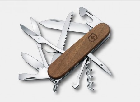 Victorinox Huntsman Wood - Rask levering med gravering