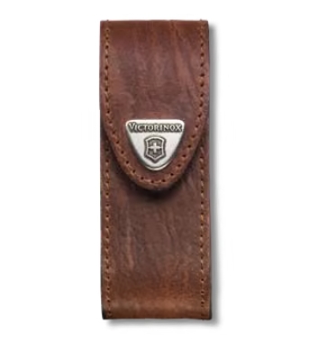 Victorinox Brunt Læretui / Slire, for Huntsman og Spartan wood kniver
