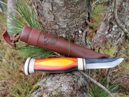 Nordlys kniven - Wood Jewel - rask levering med gravering