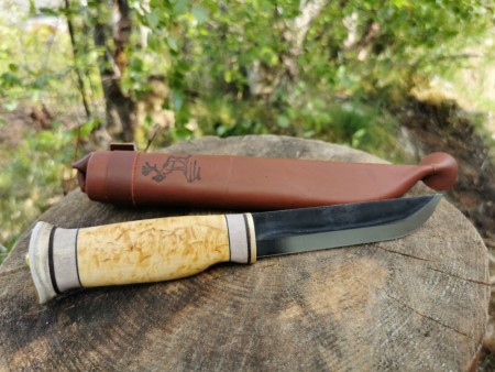 Jakttkniv, 13 cm blad - Wood Jewel - Rask levering med gravering